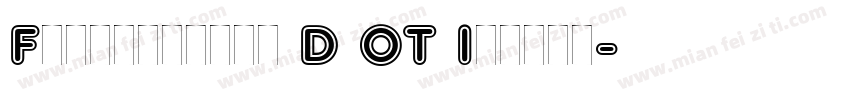 Frankfurter D OT Inline字体转换